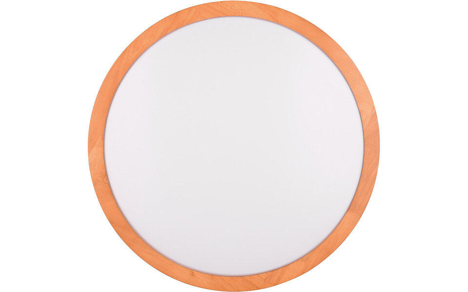 HLW LED LED Ceiling Light - Trion Osea - 24W - Warm White 3000K - Dimmable - Beige - Natural Wood HLW LED LED Ceiling Light - Trion Osea - 24W - Warm White 3000K - Dimmable - Beige - Natural Wood