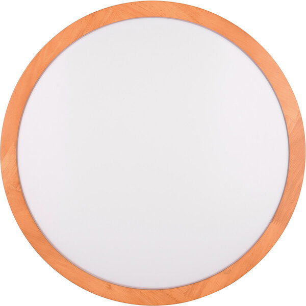 HLW LED LED Plafondlamp - Trion Osea - 24W - Warm Wit 3000K - Dimbaar - Beige - Natuur Hout HLW LED LED Plafondlamp - Trion Osea - 24W - Warm Wit 3000K - Dimbaar - Beige - Natuur Hout