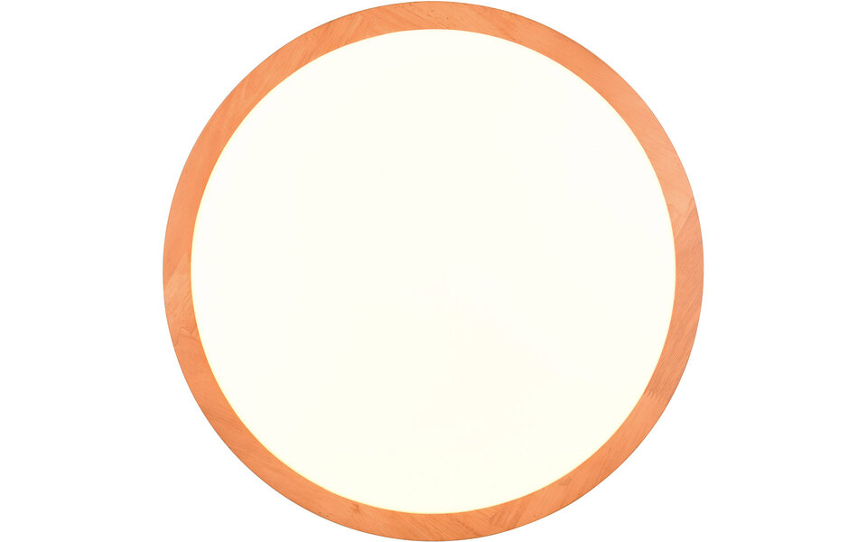 HLW LED LED Ceiling Light - Trion Osea - 24W - Warm White 3000K - Dimmable - Beige - Natural Wood HLW LED LED Ceiling Light - Trion Osea - 24W - Warm White 3000K - Dimmable - Beige - Natural Wood