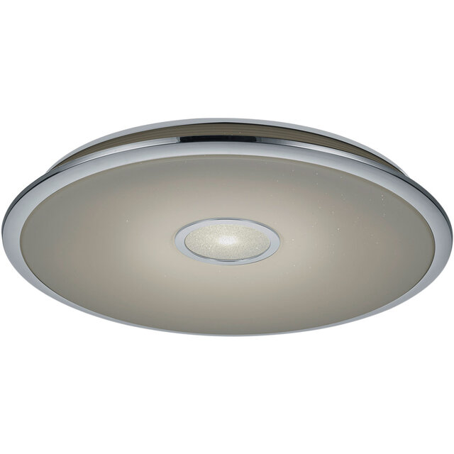 HLW LED LED Ceiling Lamp - Trion Okyayla - 45W - Adjustable Color - Dimmable - Remote Control - Star Light - Round - White - Plastic
