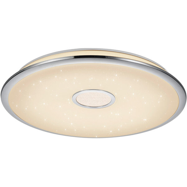 HLW LED LED Plafondlamp - Trion Okyayla - 45W - Aanpasbare Kleur - Dimbaar - Afstandsbediening - Sterlicht - Rond - Wit - Kunststof HLW LED LED Plafondlamp - Trion Okyayla - 45W - Aanpasbare Kleur - Dimbaar - Afstandsbediening - Sterlicht - Rond - Wit - Kunststof
