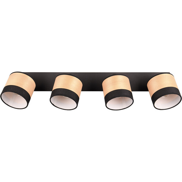 HLW LED LED Plafondlamp - Plafondverlichting - Trion Lazo - E14 Fitting - 4-lichts - Rond - Mat Zwart- Metaal - Max 10W HLW LED LED Plafondlamp - Plafondverlichting - Trion Lazo - E14 Fitting - 4-lichts - Rond - Mat Zwart- Metaal - Max 10W