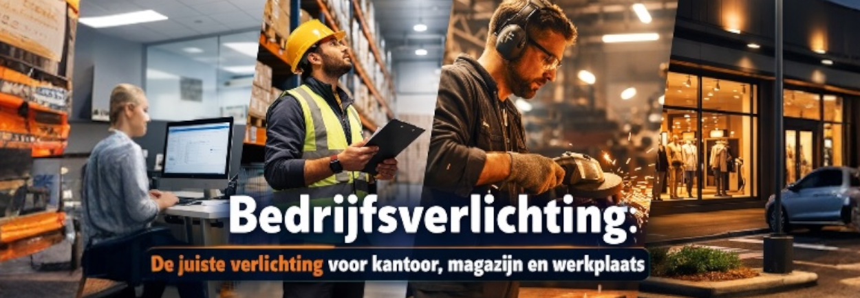 Bedrijfsverlichting: zo kies je de juiste verlichting voor kantoor, magazijn en werkplaats