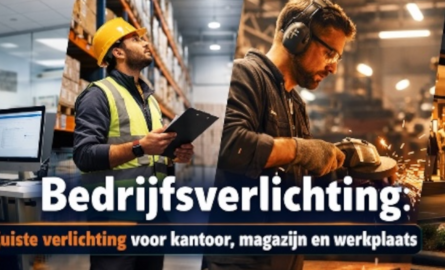 Bedrijfsverlichting: zo kies je de juiste verlichting voor kantoor, magazijn en werkplaats