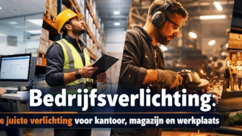 Bedrijfsverlichting: zo kies je de juiste verlichting voor kantoor, magazijn en werkplaats