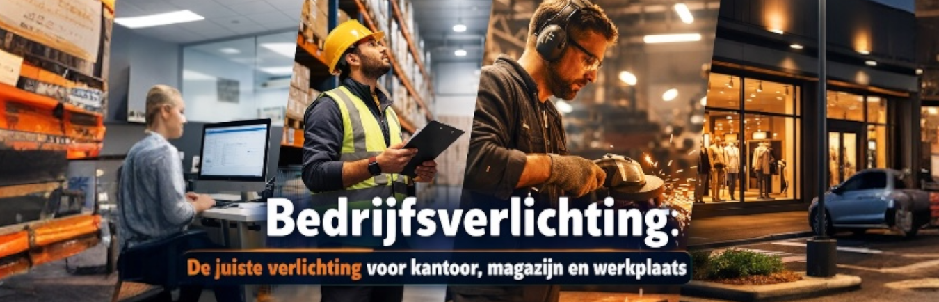Bedrijfsverlichting: zo kies je de juiste verlichting voor kantoor, magazijn en werkplaats