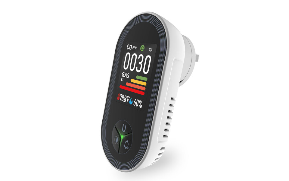 Smartlife Domotica 4in1 Luchtkwaliteitmeter Co2 | Luchtvochtigheid | Temperatuur | Gas (geen wifi) Smartlife Domotica 4in1 Luchtkwaliteitmeter Co2 | Luchtvochtigheid | Temperatuur | Gas (geen wifi)
