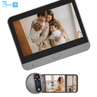 Smart Digitale Deurspion + bel | 3MP | 4.3" LCD | Tweeweg Audio | Nachtzicht | PIR Detectie | WiFi | 5000mAh Smart Digitale Deurspion + bel | 3MP | 4.3" LCD | Tweeweg Audio | Nachtzicht | PIR Detectie | WiFi | 5000mAh