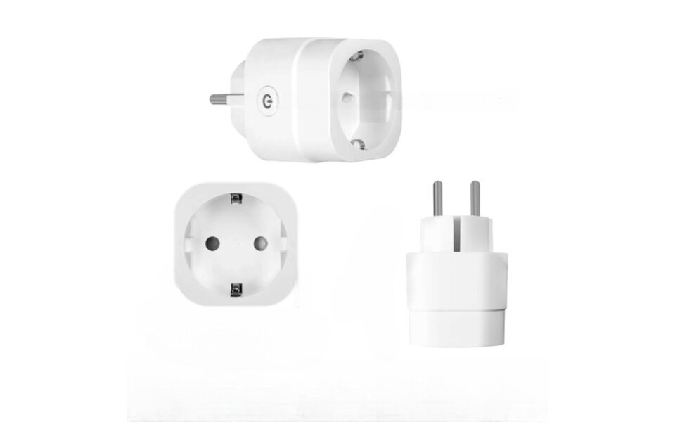 Smartlife Domotica Smart WiFi Dimbare Stekker | 220V | 200W | Tuya Smart Life App | Spraakbediening met Alexa &amp; Google Home | Plug & Play