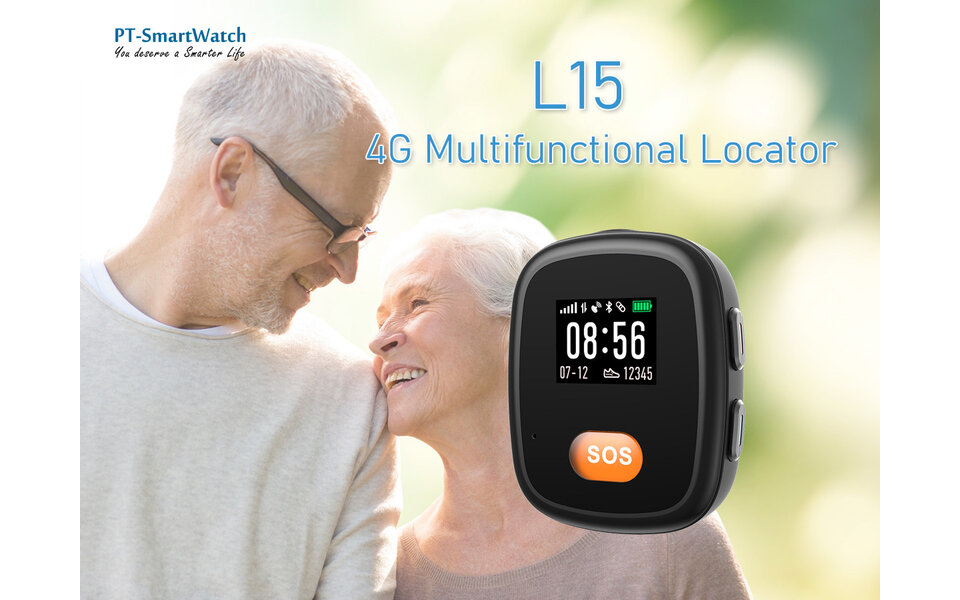 Smartlife Domotica SOS Alleen Werkers Beveiliging | 4G | Valdetectie | GPS | 2-weg communicatie