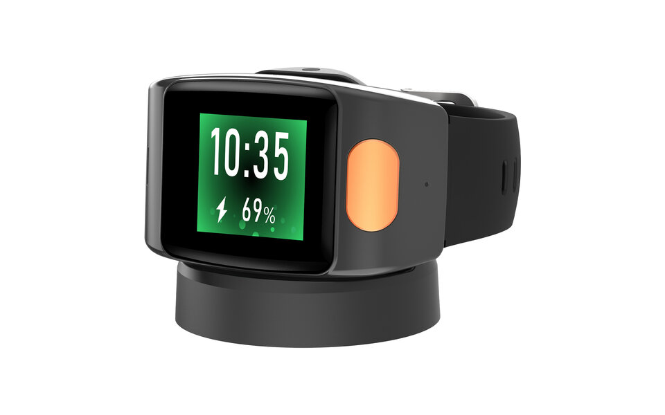 Smartlife Domotica SOS Horloge 2-knops met 2-weg communicatie en hartslagmeter GPS + ladingdock Smartlife Domotica SOS Horloge 2-knops met 2-weg communicatie en hartslagmeter GPS + ladingdock