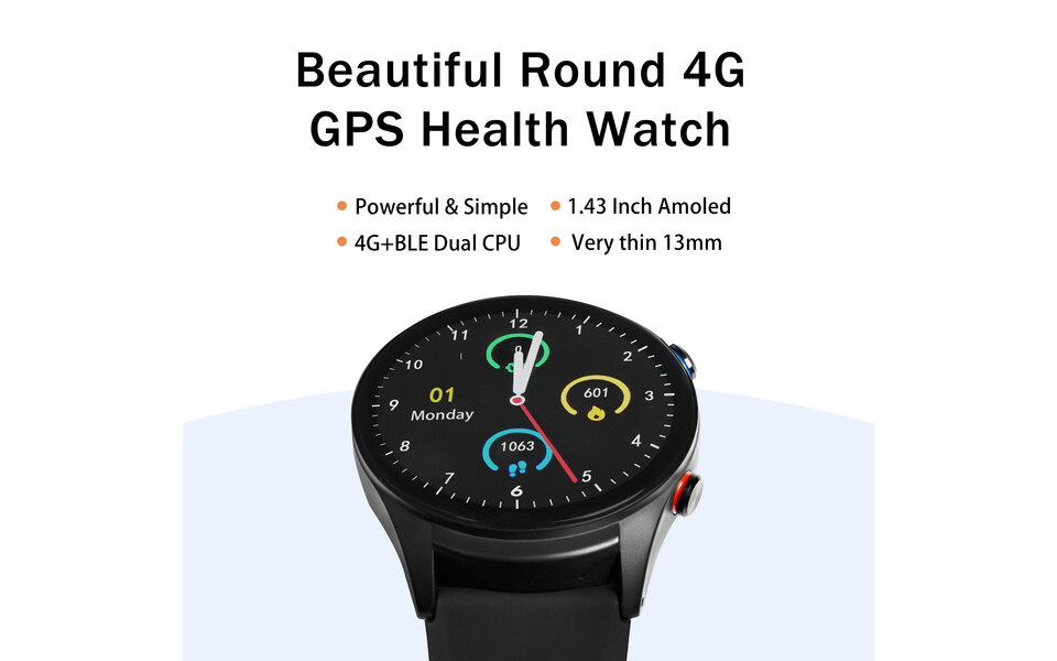 Smartlife Domotica SOS Horloge 2-knops met 2-weg communicatie en hartslagmeter (GPS) Smartlife Domotica SOS Horloge 2-knops met 2-weg communicatie en hartslagmeter (GPS)