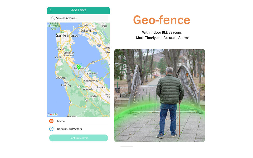 Smartlife Domotica SOS Horloge 2-knops met 2-weg communicatie en hartslagmeter (GPS) Smartlife Domotica SOS Horloge 2-knops met 2-weg communicatie en hartslagmeter (GPS)