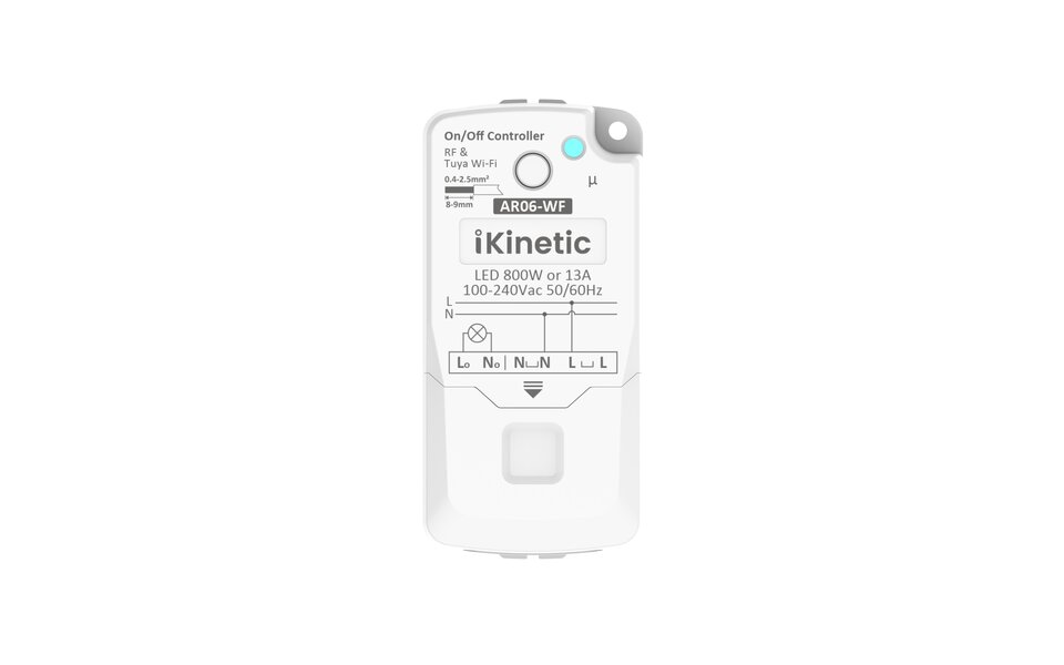 Smartlife Domotica Slimme Draadloze Wandschakelaar | Zwart | RF 433Mhz | 3 knoppen | Kinetisch | Aan/uit + dimmer | Set | Opbouw | Bediening met uw Smartphone