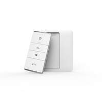 Slimme Draadloze Afstandsbediening | Zwart | RF 433Mhz | 4 knoppen | Aan/uit + dimmer | Losse knop | Opbouw | Bediening met uw Smartphone