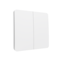 Draadloze Wandschakelaar (Kinetisch) Schakelaar Wit 2-Voudig Aan/Uit + Dimmer - Losse Knop