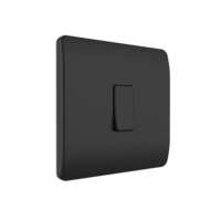 Slimme Draadloze Wandschakelaar | Zwart | RF 433Mhz | 2 knoppen | Batterij | Losse knop | Opbouw | Bediening met uw Smartphone