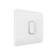 Slimme Draadloze Wandschakelaar | Wit | RF 433Mhz | 1 knop | Batterij | Losse knop | Opbouw | Bediening met uw Smartphone