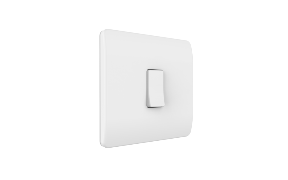 Smartlife Domotica Draadloze Wandschakelaar (Batterij) Wit 1-Voudig Aan/Uit - Losse Knop