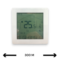 Smart WiFi Draadloze Thermostaat | Touchscreen | Voor C.V.-Installatie | Programmeerbaar | Tuya App | Google Home en Alexa | Wit