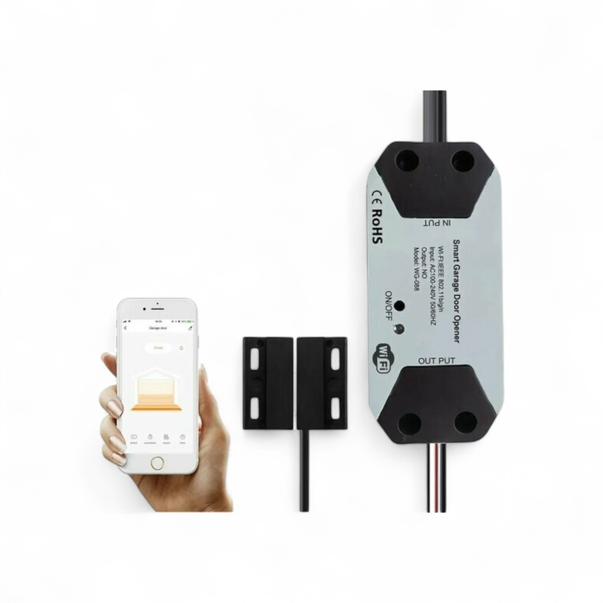 Smart WiFi Garagedeur Opener – Slimme garagedeur bediening