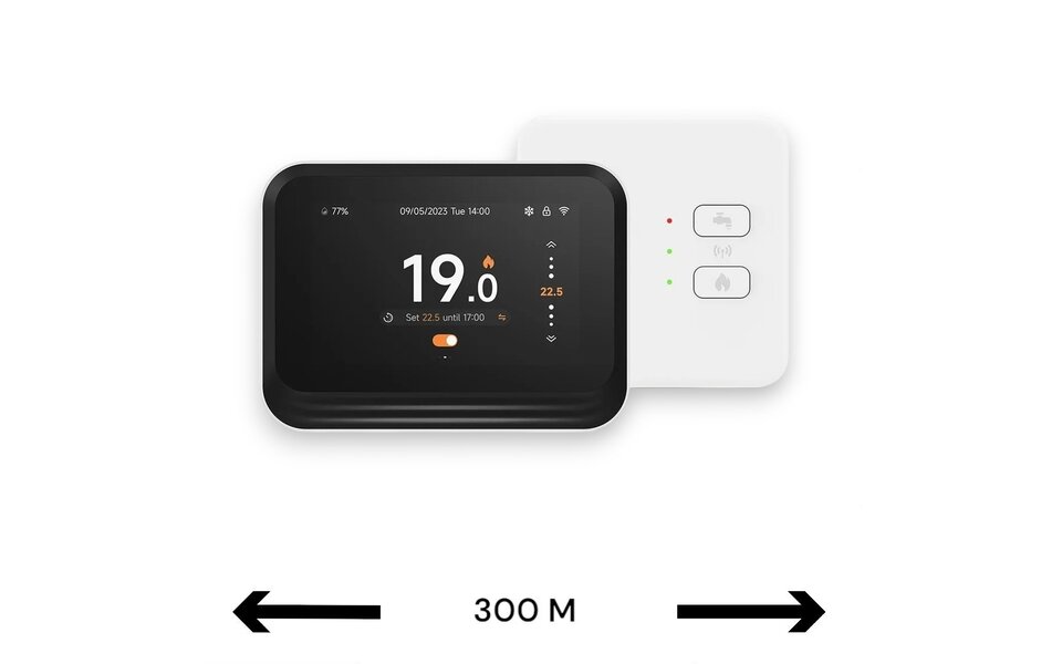 Smartlife Domotica Wifi Draadloze Thermostaat met inzicht in verbruik en kosten met handige grafieken Smartlife Domotica Wifi Draadloze Thermostaat met inzicht in verbruik en kosten met handige grafieken