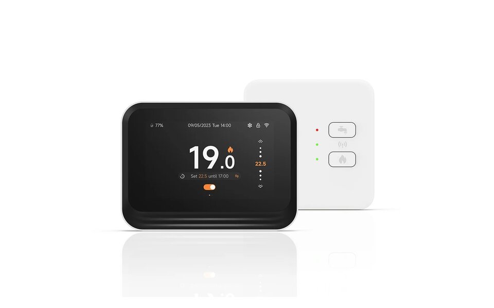 Smartlife Domotica Wifi Draadloze Thermostaat met inzicht in verbruik en kosten met handige grafieken Smartlife Domotica Wifi Draadloze Thermostaat met inzicht in verbruik en kosten met handige grafieken