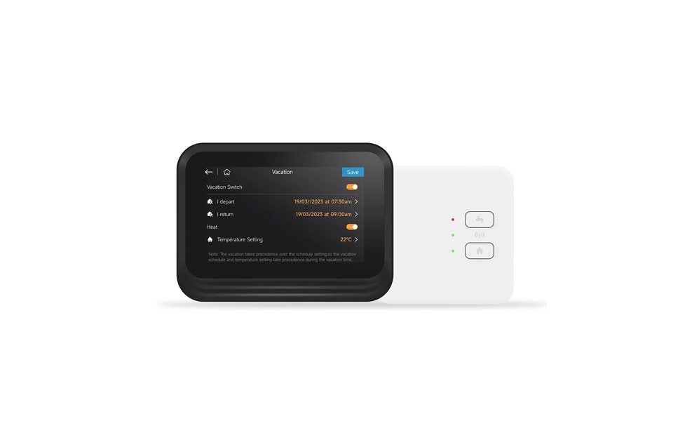 Smartlife Domotica Wifi Draadloze Thermostaat met inzicht in verbruik en kosten met handige grafieken Smartlife Domotica Wifi Draadloze Thermostaat met inzicht in verbruik en kosten met handige grafieken