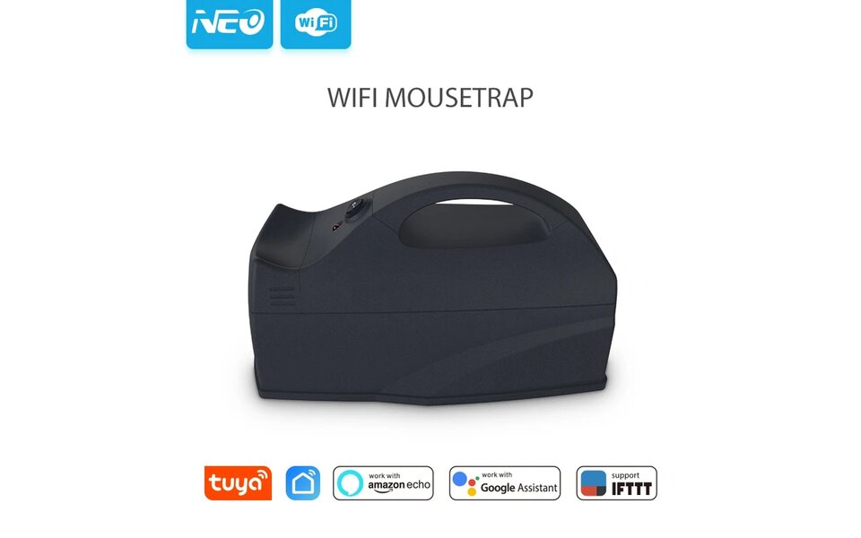 Smartlife Domotica Wifi Muizenval met hoogspanning 7000v op batterijen