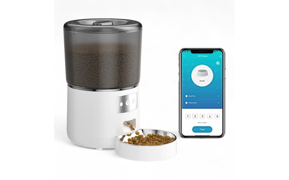 Smartlife Domotica Wifi Slimme voerautomaat voor huisdieren 4 liter Smartlife Domotica Wifi Slimme voerautomaat voor huisdieren 4 liter