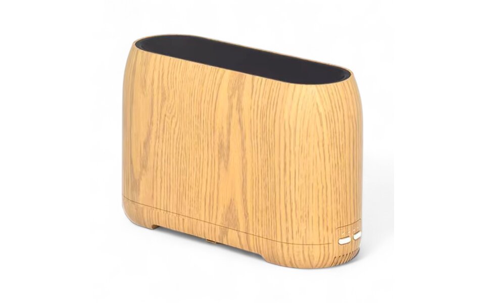 Smartlife Domotica Luchtbevochtiger en Aromatherapie + Speakerfunctie 400ml Houtlook Licht