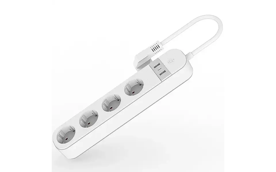 Smartlife Domotica Slimme WiFi Stekkerdoos | 4x EU Stopcontact | 2x USB-A + 1x USB-C | Tuya Smart Life | Spraakbediening | Kinderslot | 3680W | 1.5m Kabel (Schuko) Smartlife Domotica Slimme WiFi Stekkerdoos | 4x EU Stopcontact | 2x USB-A + 1x USB-C | Tuya Smart Life | Spraakbediening | Kinderslot | 3680W | 1.5m Kabel (Schuko)