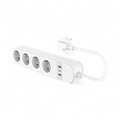 Slimme WiFi Stekkerdoos | 4x EU-stopcontacten | 2x USB-A + 1x USB-C | Spraakbesturing | Timer per poort | Overbelastingsbeveiliging | 3680W | 330x60x40 mm (Schuko)