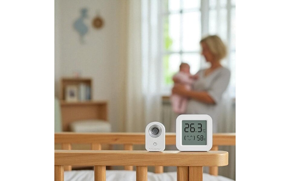 Smartlife Domotica Luchtvochtigheid en Hygrometer met klein display Smartlife Domotica Luchtvochtigheid en Hygrometer met klein display