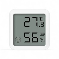 Slimme WiFi Thermometer en Hygrometer | Real-time Monitoring | Werkt met Alexa en Google Home | Tuya Smart Life App | Werkt samen met andere Domotica oplossingen Slimme WiFi Thermometer en Hygrometer | Real-time Monitoring | Werkt met Alexa en Google Home | Tuya Smart Life App | Werkt samen met andere Domotica oplossingen