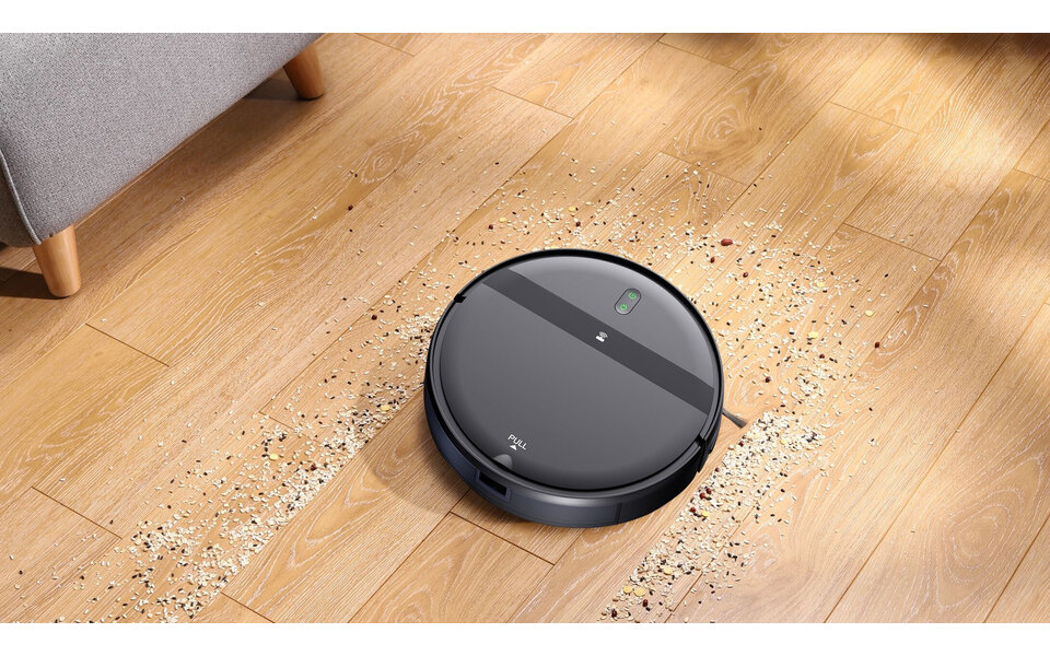 Smartlife Domotica Smart Wifi Robotstofzuiger | 3-in-1: Stofzuigen, Dweilen en Vegen