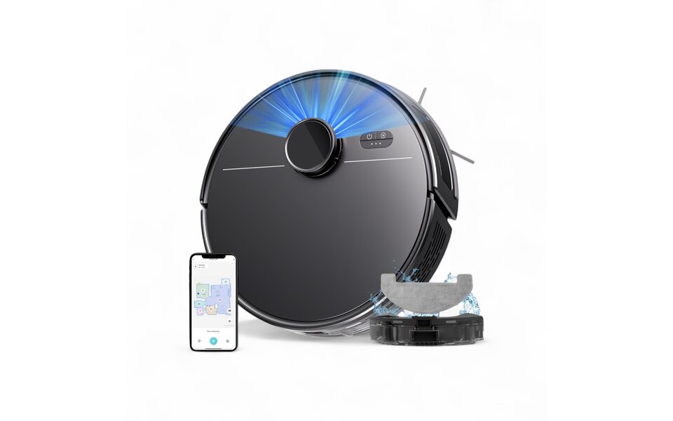 Smartlife Domotica Smart WiFi Robotstofzuiger | 3-in-1 | Lidar | 2000Pa | App & Spraakbediening Smartlife Domotica Smart WiFi Robotstofzuiger | 3-in-1 | Lidar | 2000Pa | App & Spraakbediening
