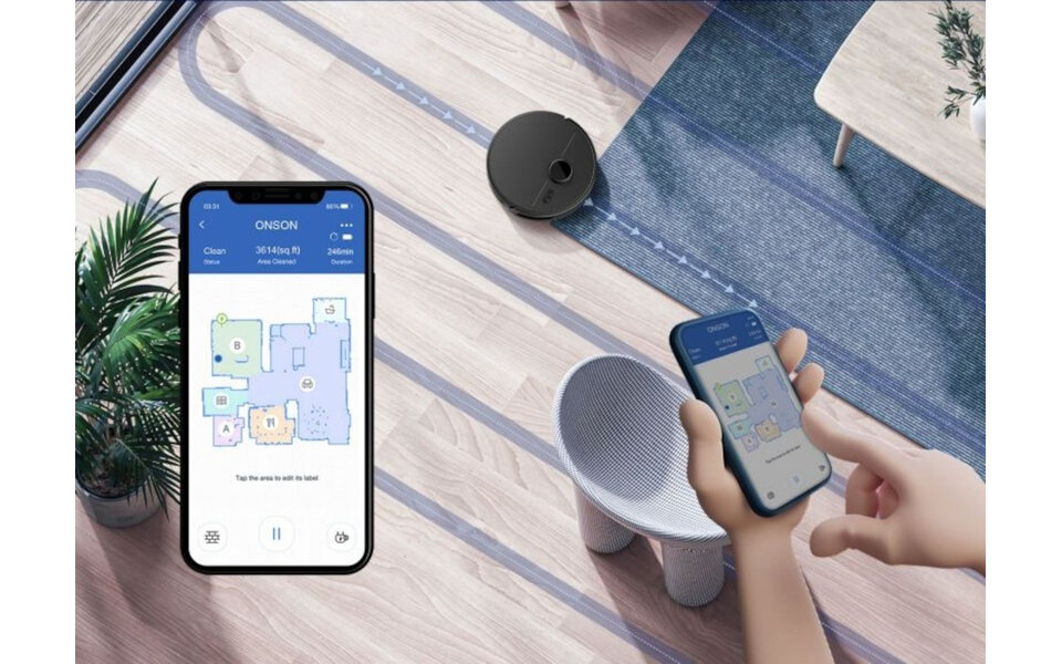 Smartlife Domotica Smart WiFi Robotstofzuiger | 3-in-1 | Lidar | 2000Pa | App & Spraakbediening Smartlife Domotica Smart WiFi Robotstofzuiger | 3-in-1 | Lidar | 2000Pa | App & Spraakbediening