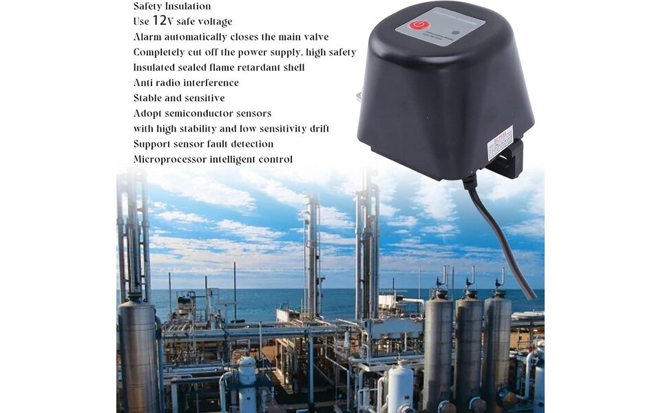 Smartlife Domotica Slimme WiFi Waterklep | App & Spraak | Lekdetectie | 12V | Automatisch & Handmatig