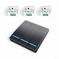Slimme Draadloze Schakelaar Set | Zwart | RF433 | Inclusief ontvangers | App & spraakbediening Slimme Draadloze Schakelaar Set | Zwart | RF433 | Inclusief ontvangers | App & spraakbediening