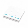 RF 433Mhz Slimme Draadloze Schakelaar Wit (3-knoppen) - LOSSE KNOP RF 433Mhz Slimme Draadloze Schakelaar Wit (3-knoppen) - LOSSE KNOP