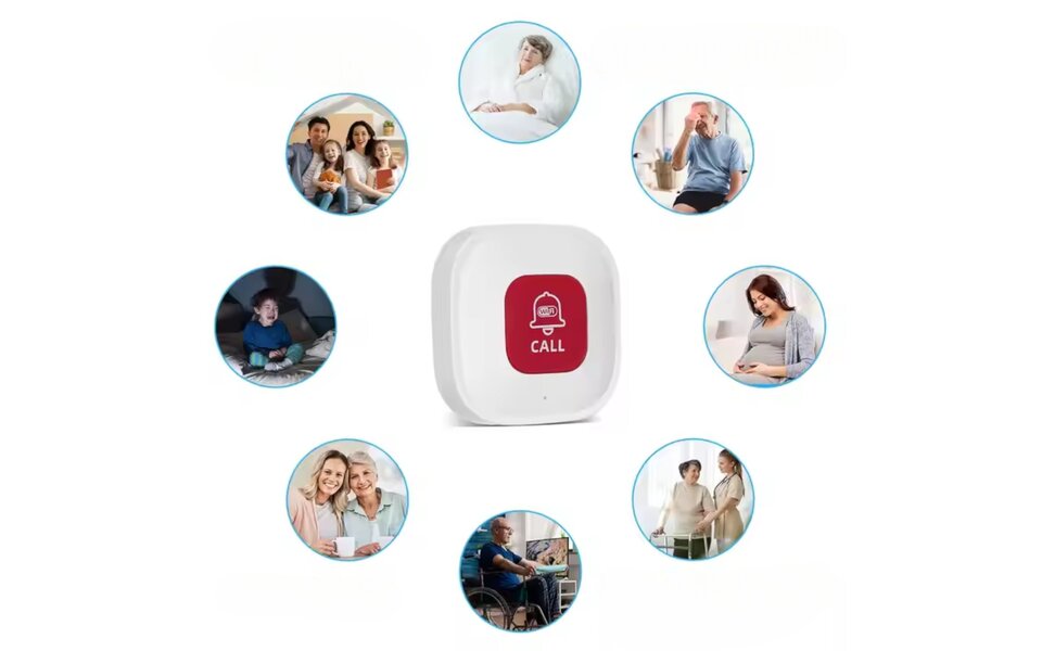 Smartlife Domotica SOS Knop voor Ouderen (pager)
