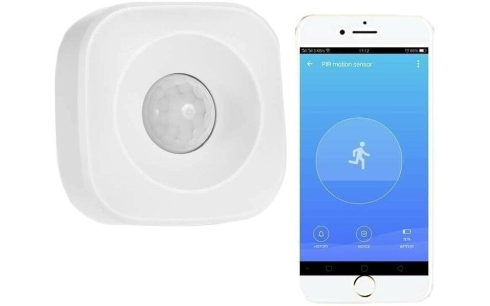 Smartlife Domotica Slimme Wifi bewegingssensor 5 Meter Smartlife Domotica Slimme Wifi bewegingssensor 5 Meter