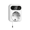 Smart WiFi Stekker Thermostaat | Met Randaarde | Voor Verwarming & Airco | Max 10A | Programmeerbaar | Tuya App | Google Home en Alexa