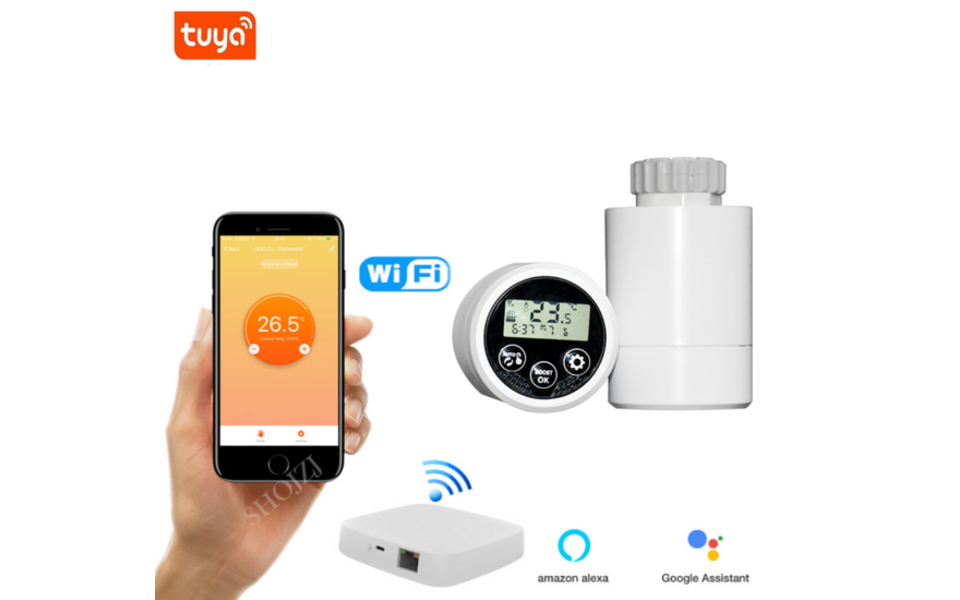 Smartlife Domotica Slimme WiFi Radiatorknop | Zigbee Gateway noodzakelijk | Compatibel met Google Home & Alexa | App & spraakbediening | Energiebesparend Smartlife Domotica Slimme WiFi Radiatorknop | Zigbee Gateway noodzakelijk | Compatibel met Google Home & Alexa | App & spraakbediening | Energiebesparend