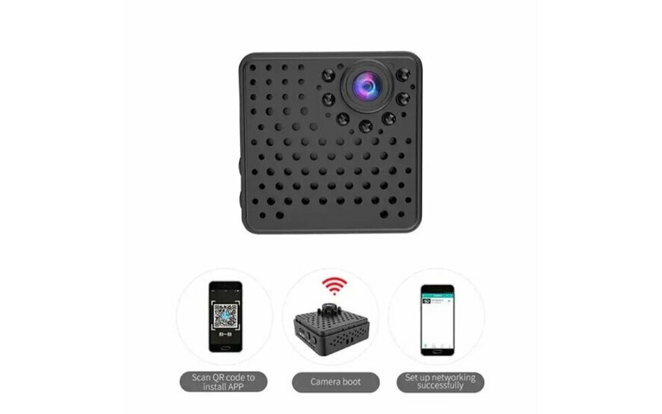 Smartlife Domotica Multifunctionele 1080P Spy Camera met magnetische steuntjes Smartlife Domotica Multifunctionele 1080P Spy Camera met magnetische steuntjes