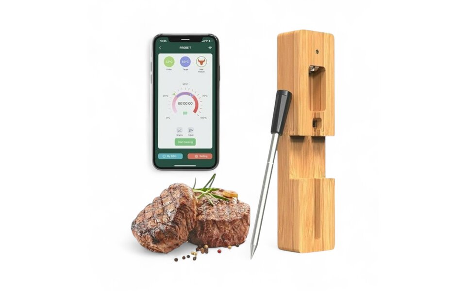 Smartlife Domotica Draadloze BBQ / Grill Thermometer 50 meter