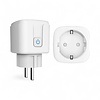 3-pack Slimme Stekkers 16A | WiFi en Bluetooth | Met energiemeter | App en spraakbediening | Veilig en compact