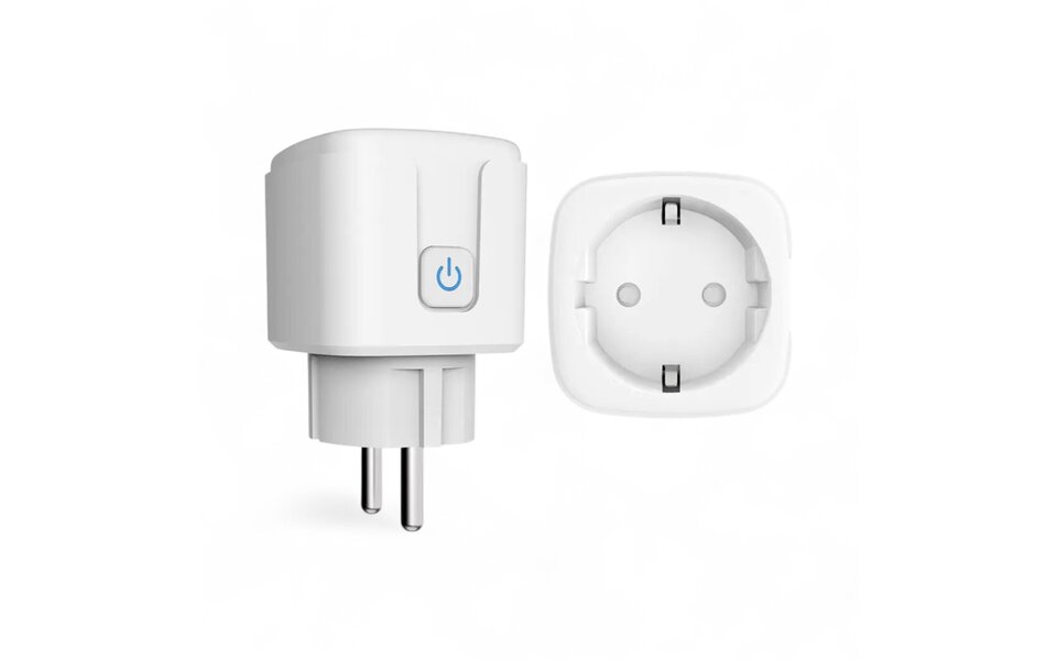 Smartlife Domotica 3-PACK | Slimme Stekkers 16A | WiFi & Bluetooth | Energiemeter | Werkt met app