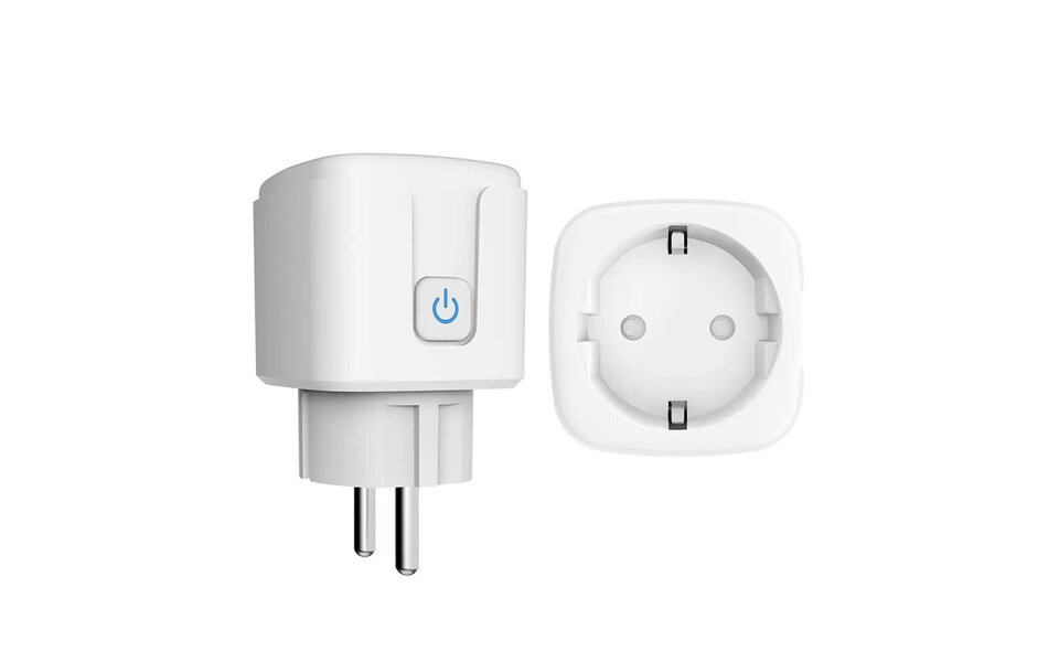 Smartlife Domotica 3-PACK | Slimme Stekkers 16A | WiFi & Bluetooth | Energiemeter | Werkt met app